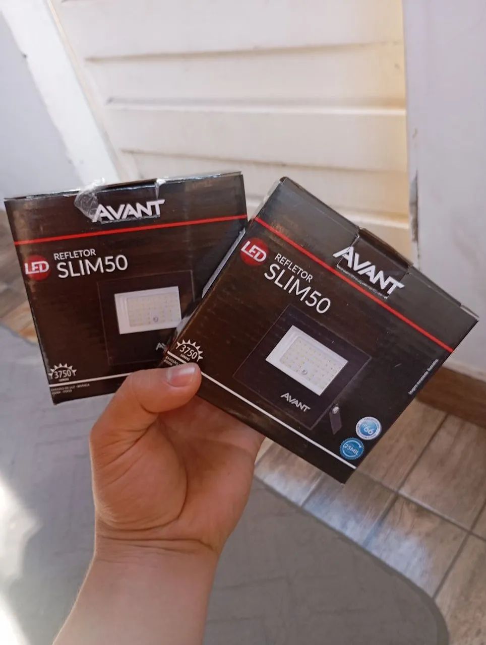 2 REFLETORES SLIM 50W