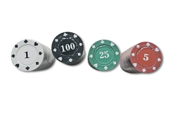  Kit de Poker com 100 fichas - Foto 2