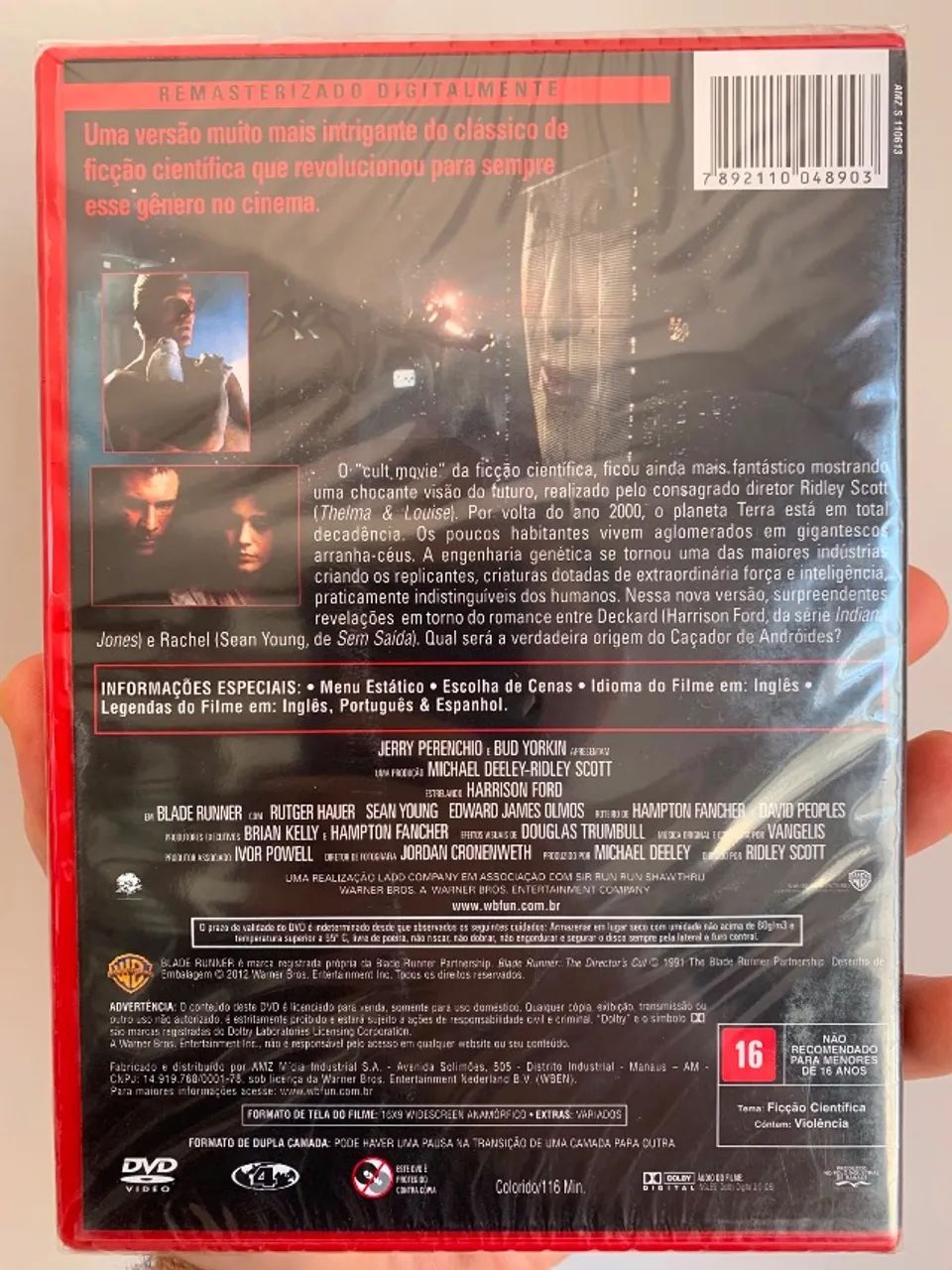 DVD Blade Runner - Versão do Diretor (Novo, Lacrado) - Foto 2