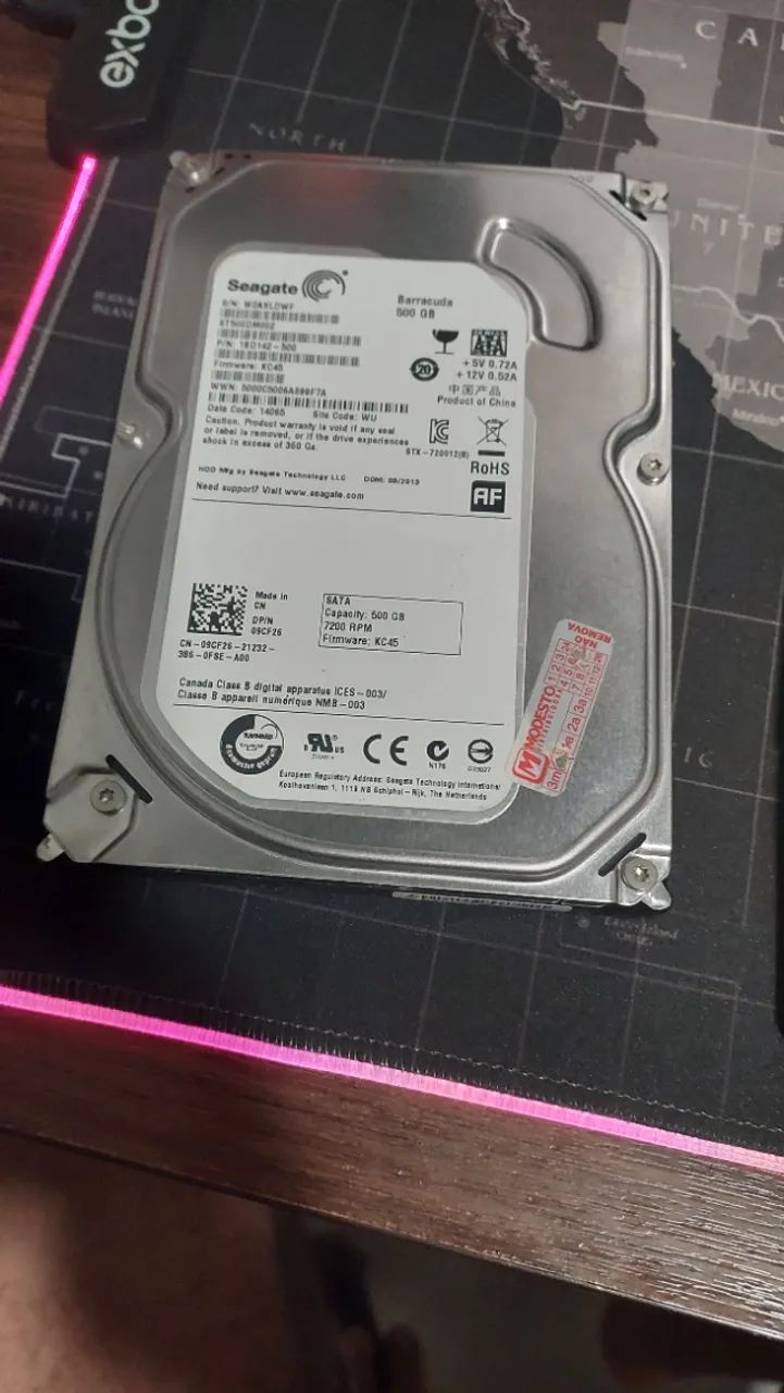 HD Seagate Barracuda 500GB SATA3 Testado e Saudável - Foto 4