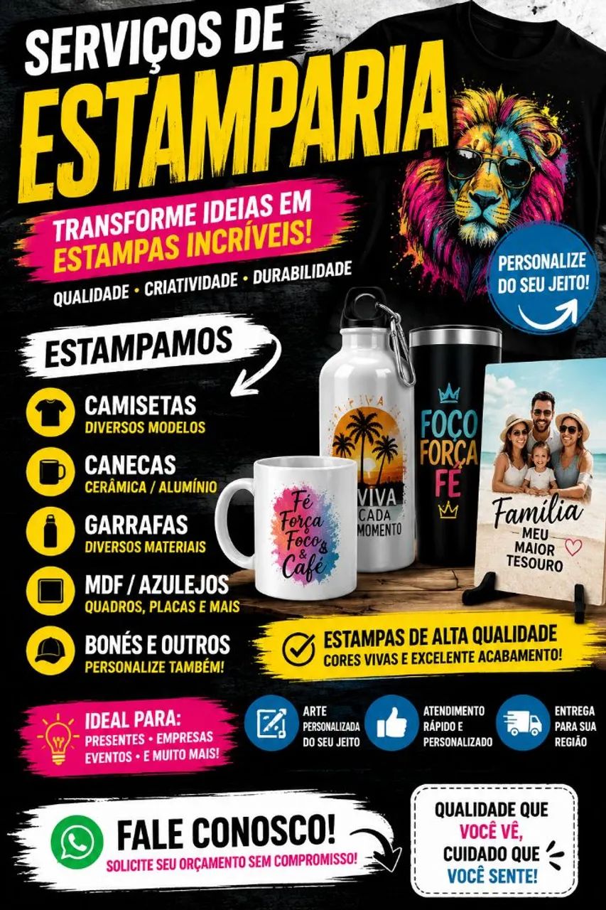 PERSONALIZAÇÃO DE PRODUTOS