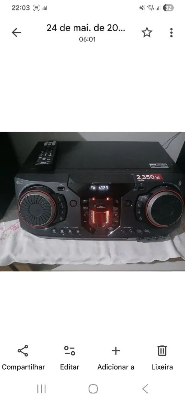 Vendo micro sistem LG 2350W  - Foto 2