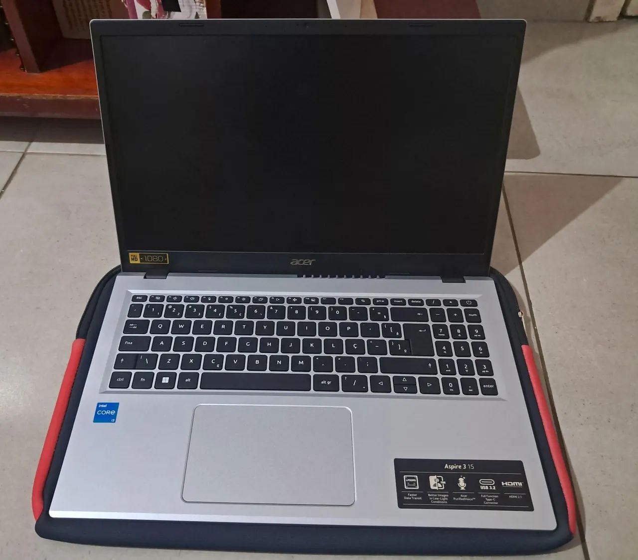 Notebook Acer Aspire Prateado 8gb 256gb SSD