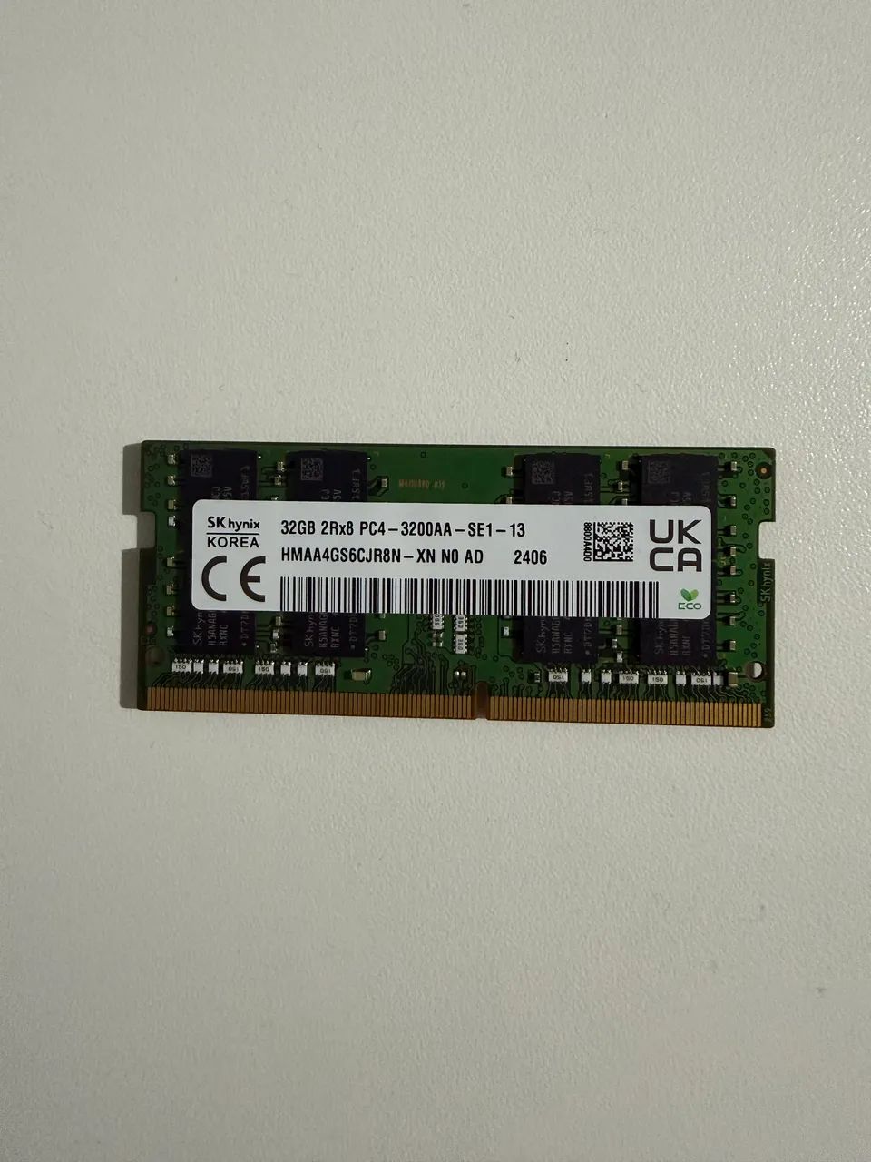Memória RAM 32GB DDR4 Notebook