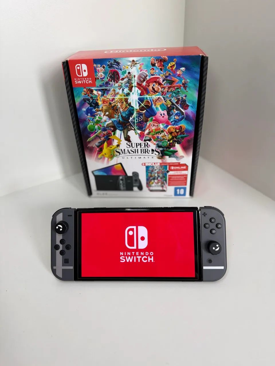Nintendo Switch OLED Smash Bros Seminovo - Foto 2