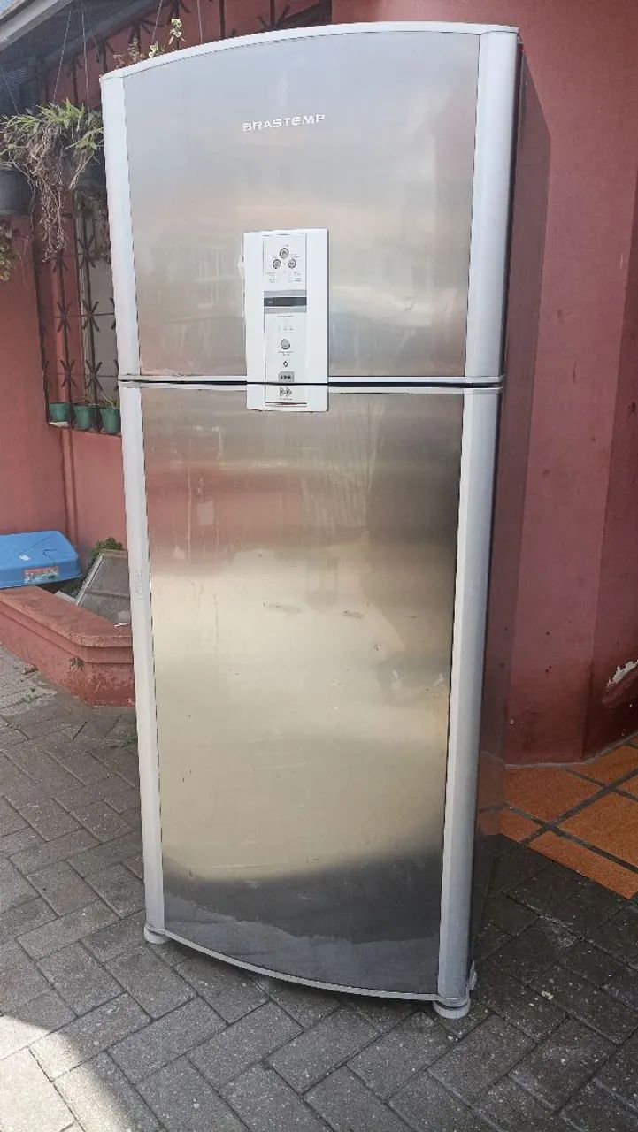 Geladeira Brastemp Frost Free Inox Entrego - Foto 2