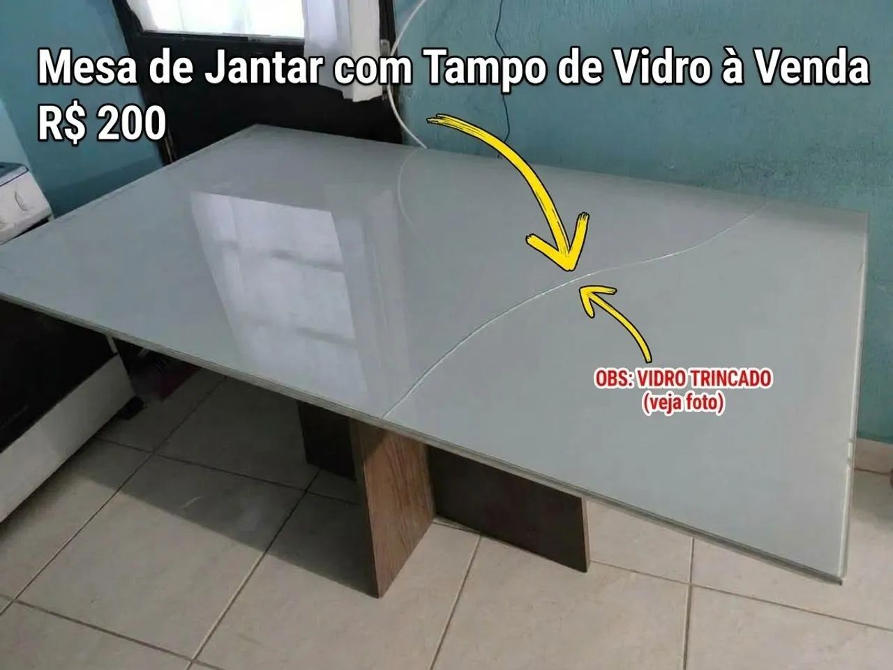 Vendo mesa para 6 cadeiras 