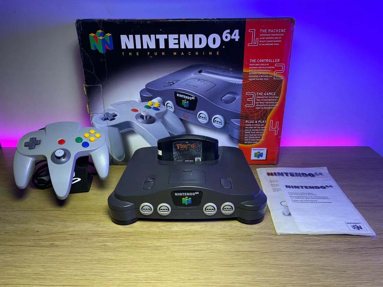 Nintendo 64 CIB com Jogo e Garantia