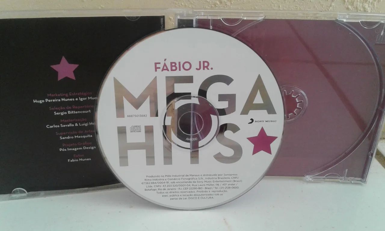 Cd Fábio Jr Mega Hits  - Foto 2