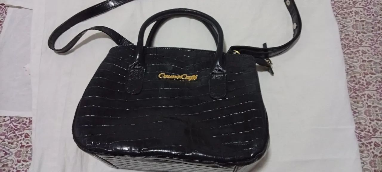 Bolsa Couro café 