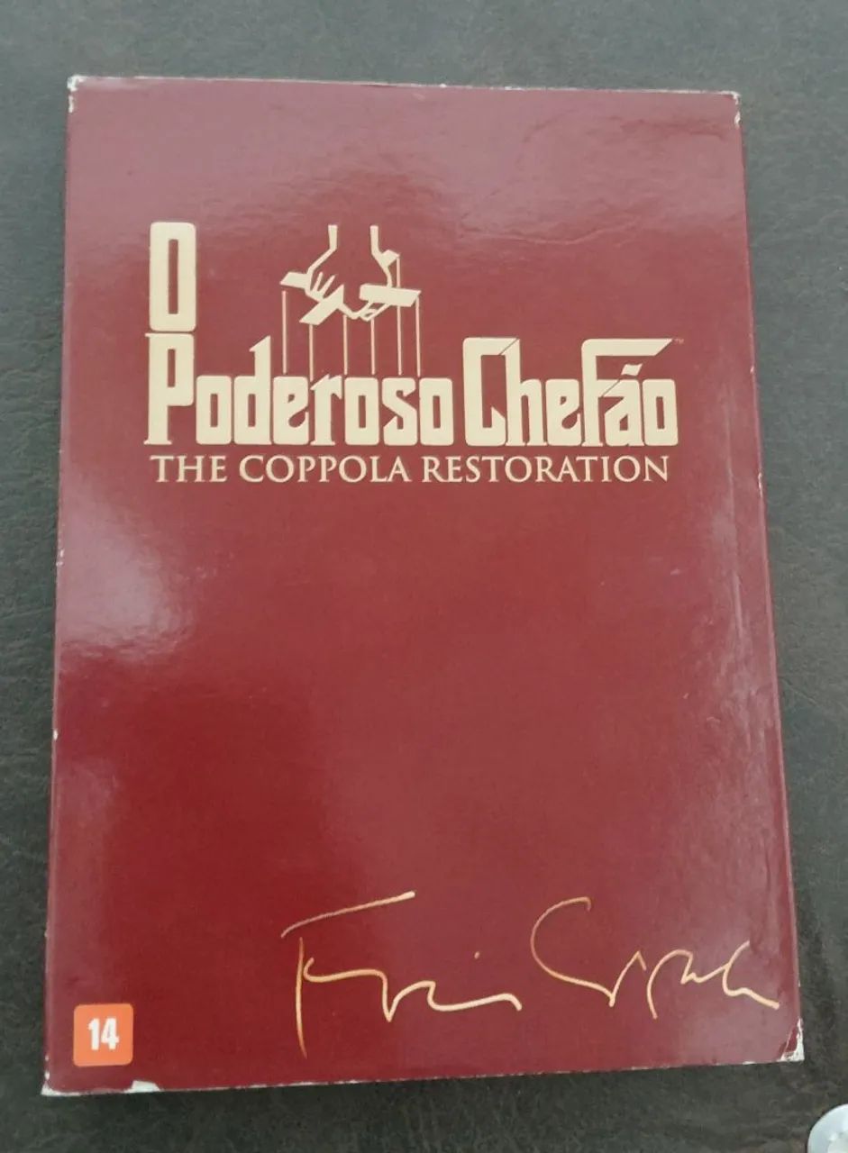 Box DVD O Poderoso Chefão - Trilogia The Coppola Restoration (3 DVDs) Original