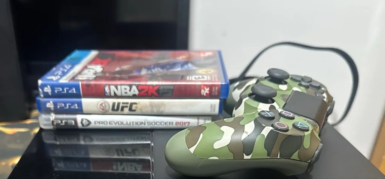 CONTROLES + JOGOS PS4 - ACEITO TROCA E PROPOSTA420251723450951681