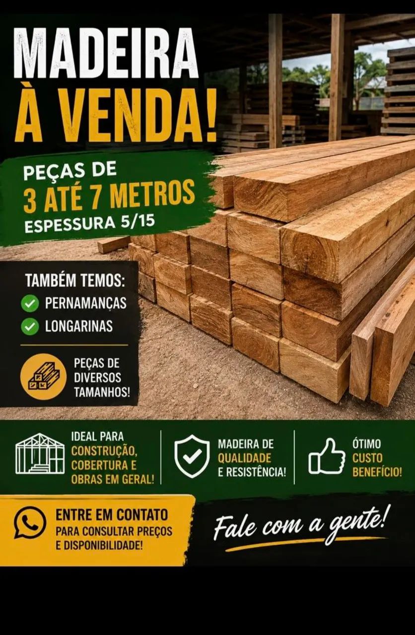 ? Longarinas e Pernamancas de 4m a 6m!
