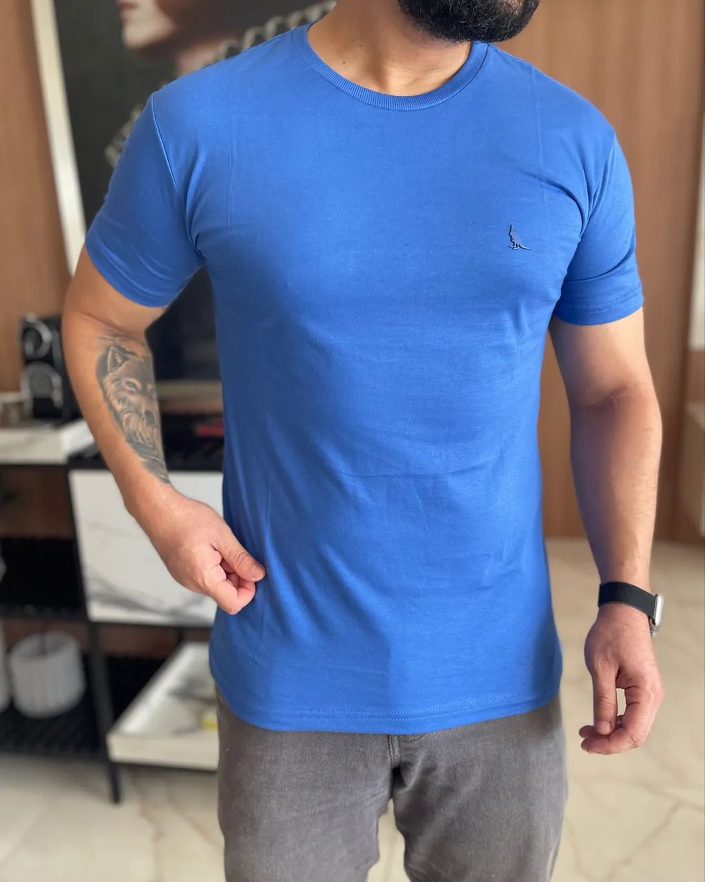 Atacado camiseta lisa 100% algodão Menegotti 