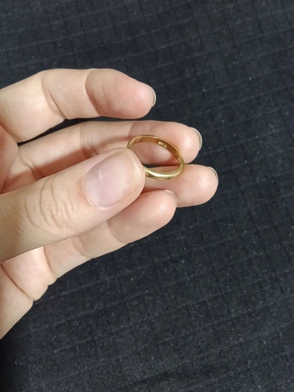Aliança ouro 18 k  - Foto 3