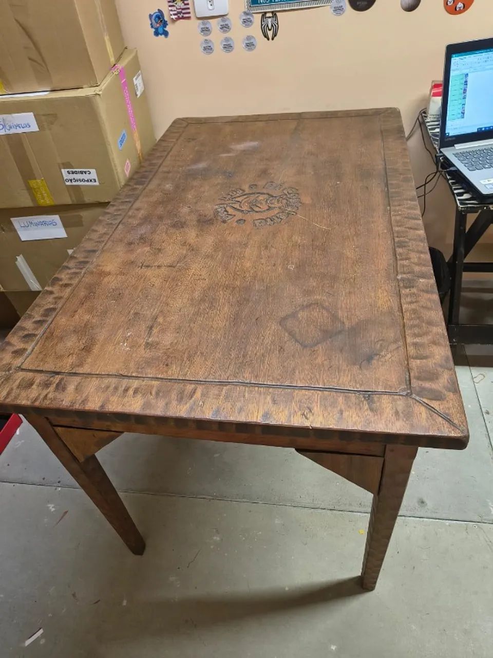 MESA DE MADEIRA MACIÇA - Foto 2