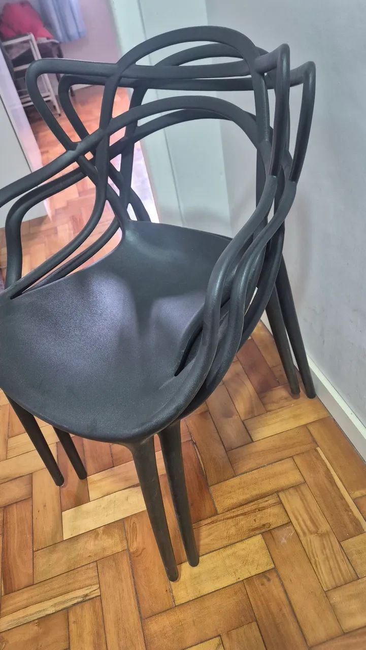  Cadeiras novas - modernas e resistentes<br> - Foto 4