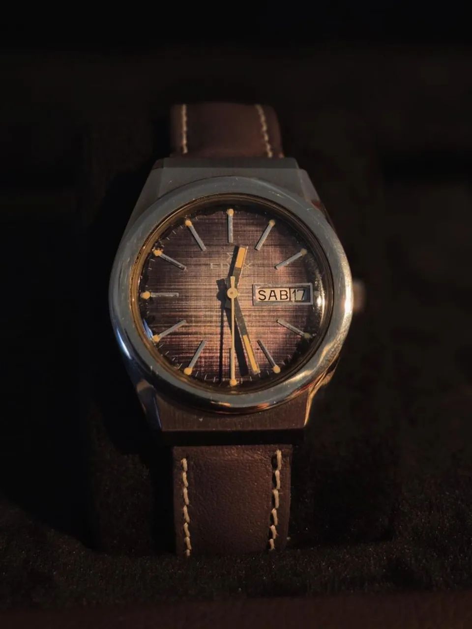 EDOX | AUTOMATIC DAY/DATE | SWISS | 1970 - Foto 4