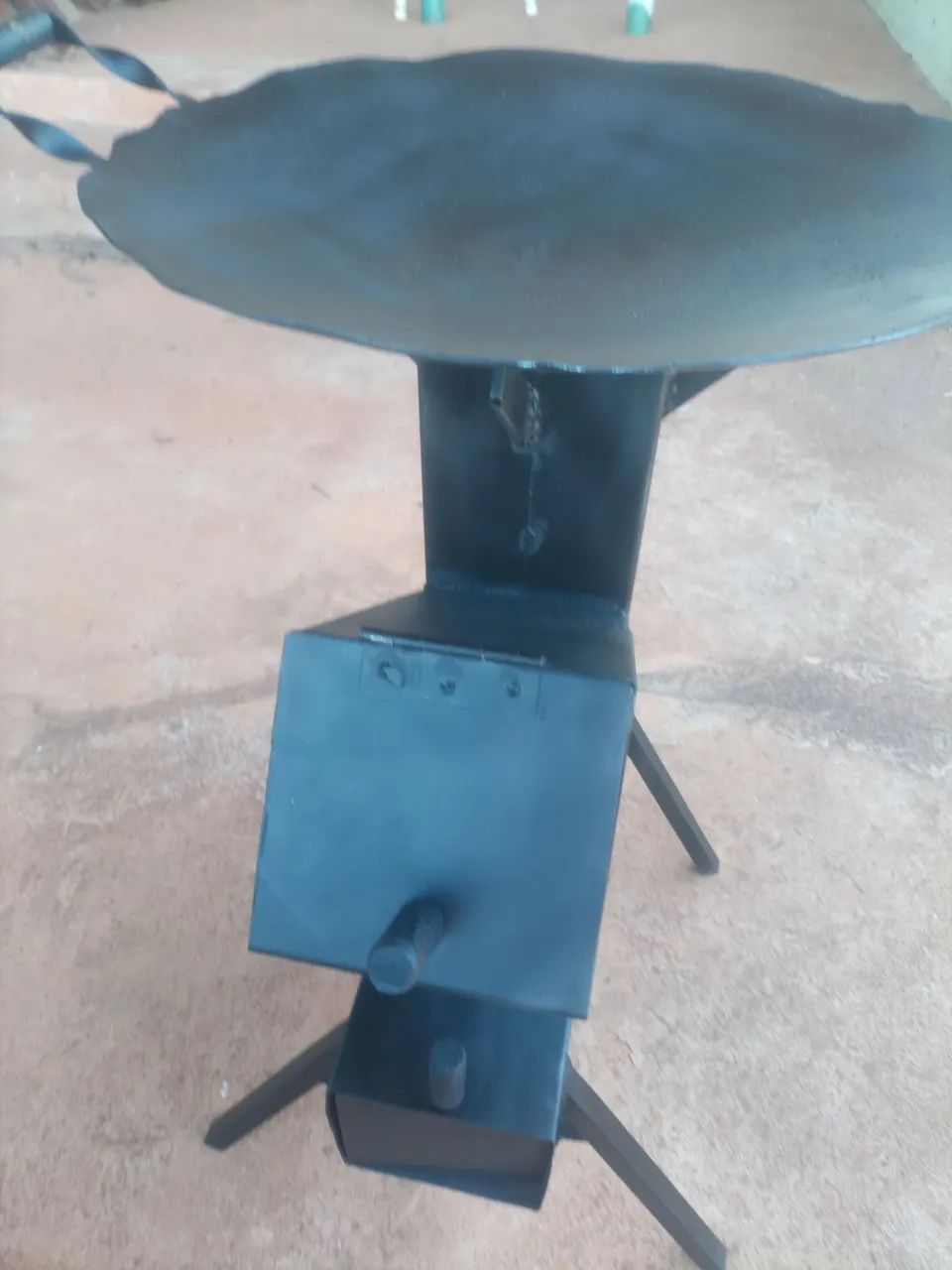 Fogareiro a lenha com tacho de disco de arado  - Foto 4