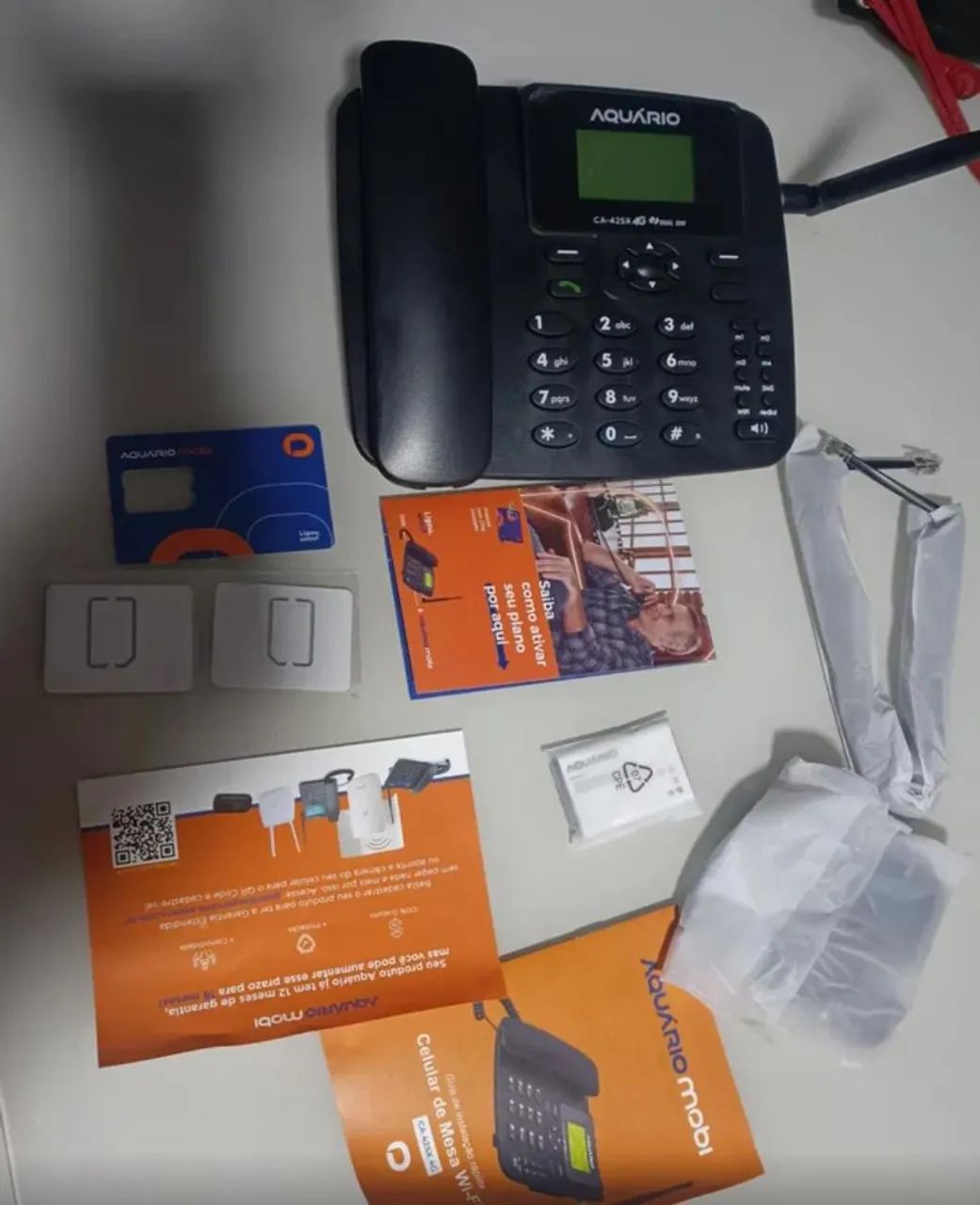 Telefone Rural 4G Completo com Antena 