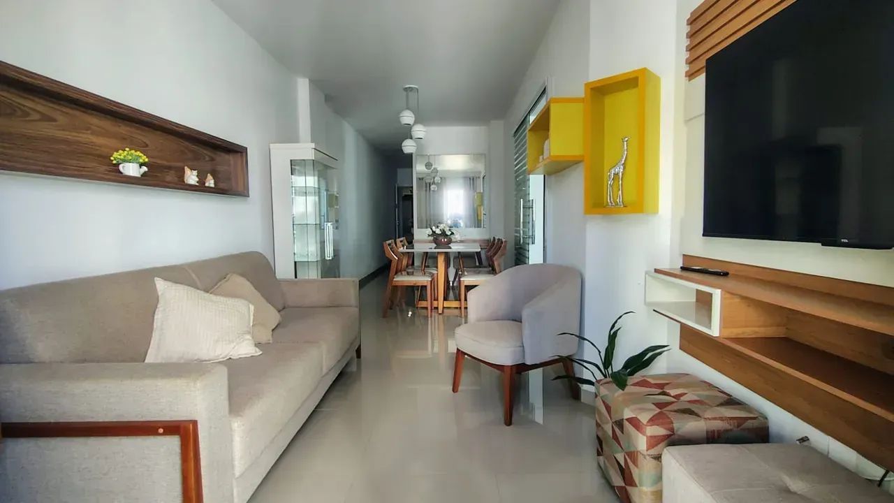 Apartamento de 78m², com 2 Quartos, sendo 1 Suíte, Mobiliado, com Garagem. Prédio com elev - Foto 5