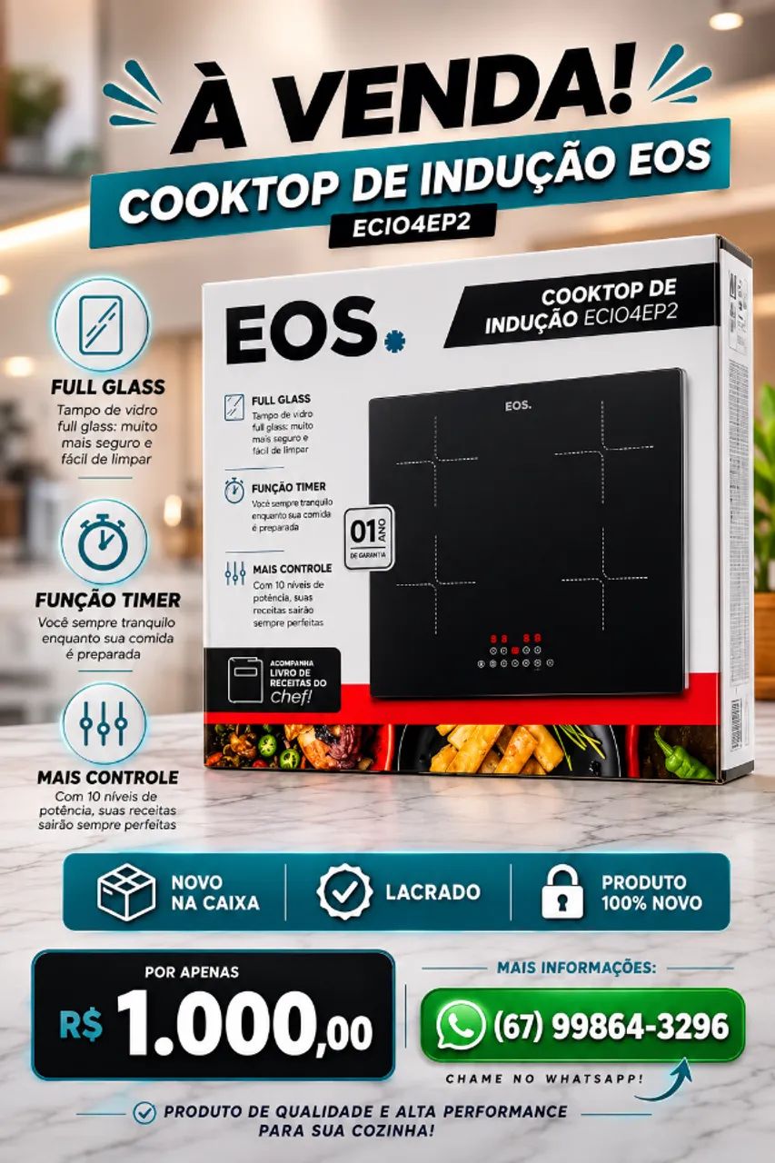 Cooktop de Indução EOS 
