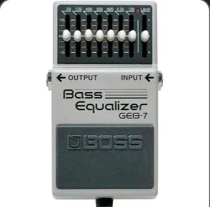 Pedal EQUALIZER BOSS GEB7 CONTRABAIXO 
