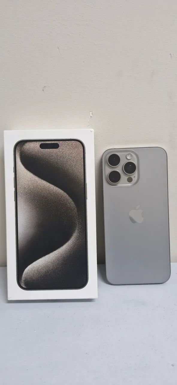 iPhone 15 Pro Max Natural Titanium 本体 Apple iPhone 15 Pro Max (512 GB) - Titânio Natural | MercadoLivre