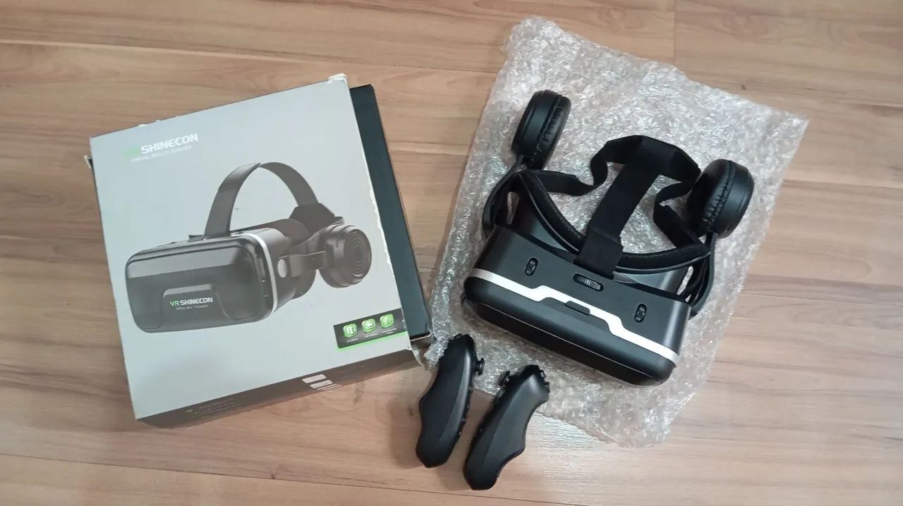 Óculos Shinecok VR com dois controles 