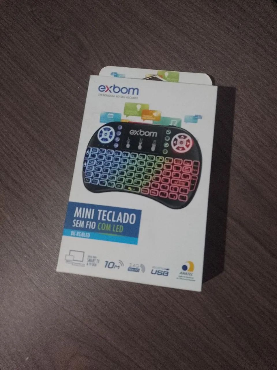 Mini Teclado Sem Fio - Exbom com Touch