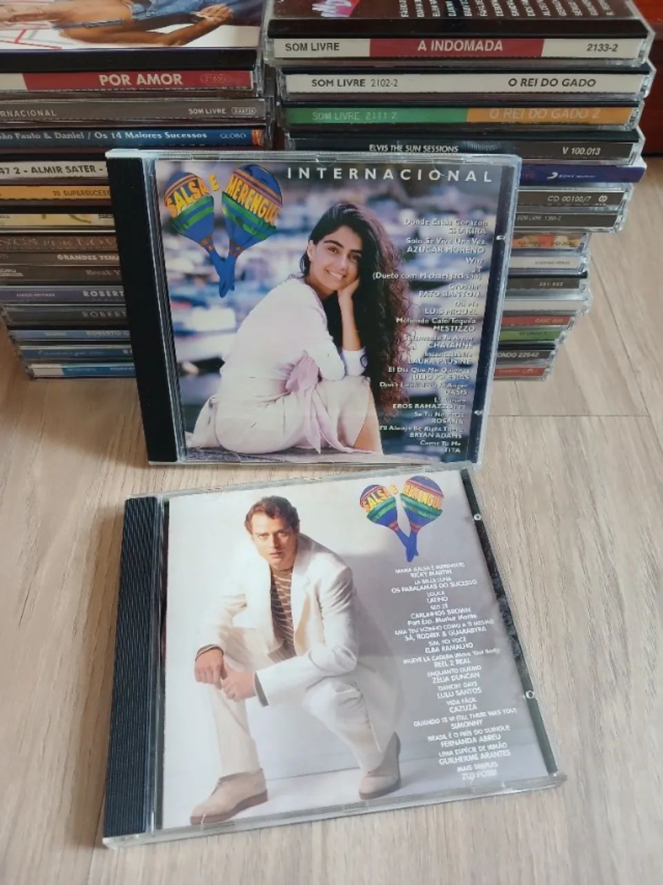 CDs Novela Salsa e Merengue Nacional e Internacional 