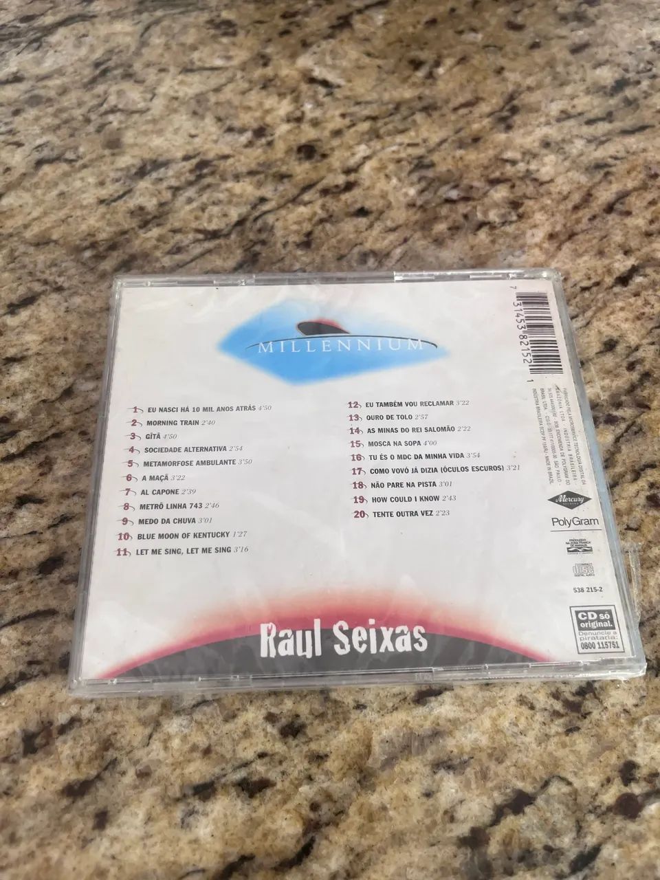 CD Raul Seixas Millennium 20 Músicas do Século XX  (Original e Lacrado) - Foto 2