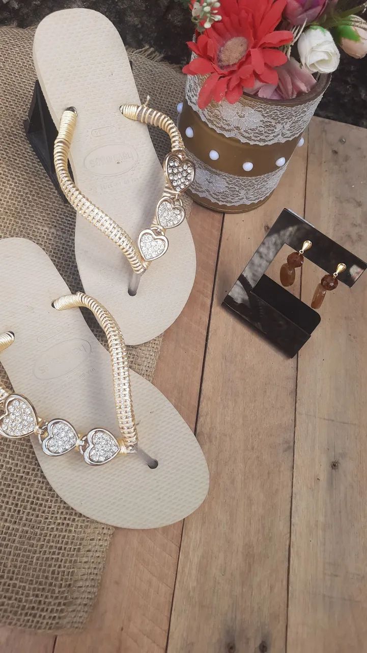 Havaianas decoradas  - Foto 2