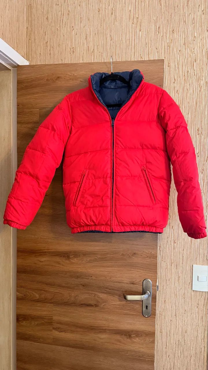 Casaco puffer Benetton dupla face PP - Foto 4