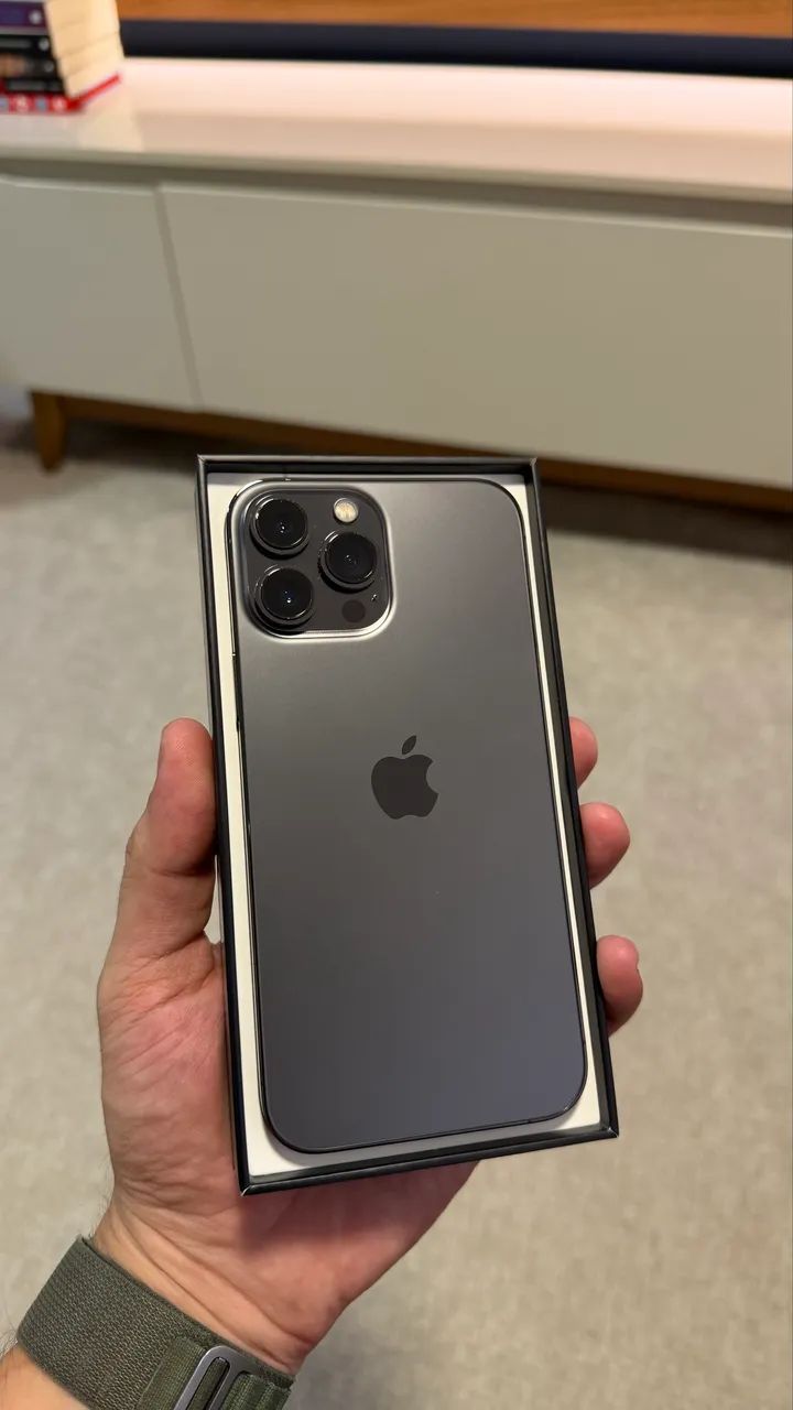 Apple iPhone 13 Pro Max グラファイト iPhone 13 Pro Max 256GB Graphite, Seminovo excelente estado, com