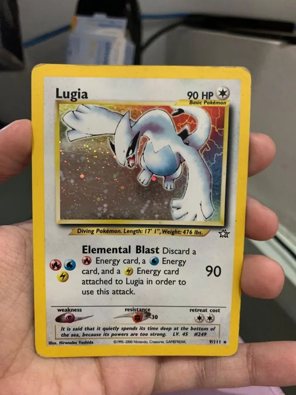 card pokemon lugia (9/111) neo genesis - Hobbies e colees - Copacabana,  Rio de Janeiro 1466324570 | OLX