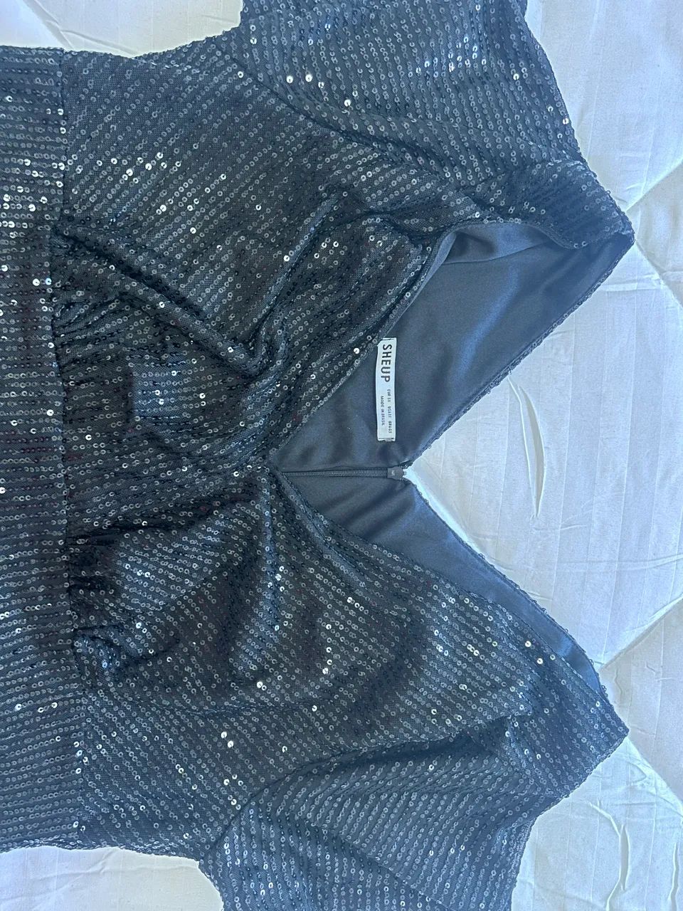 Vestido Preto de Paetê  - Foto 3