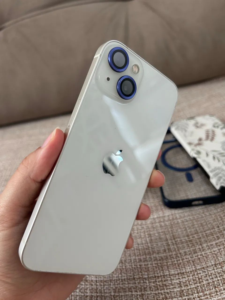 iPhone 13 branco 128gb novinho 76% - Foto 4
