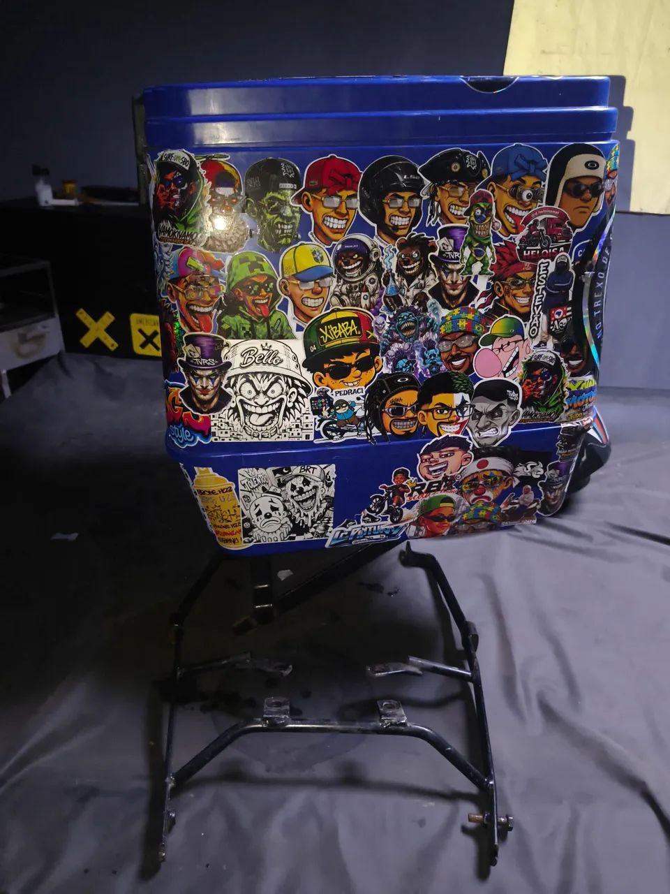 Baú pra motoboy com suporte pra 160 - Foto 3
