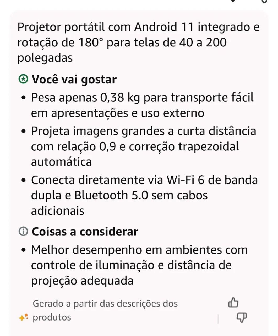 Mini Projetor usado apenas uma vez - Foto 4