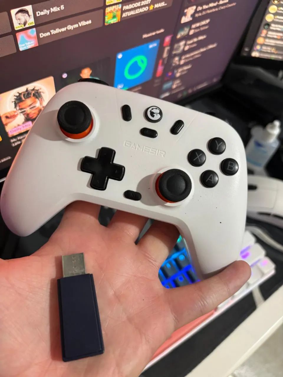 Controle gamesir T4 nova lite - Wireless e bluetooth | Pc | Switch | Tv | Android | IOS - Foto 3