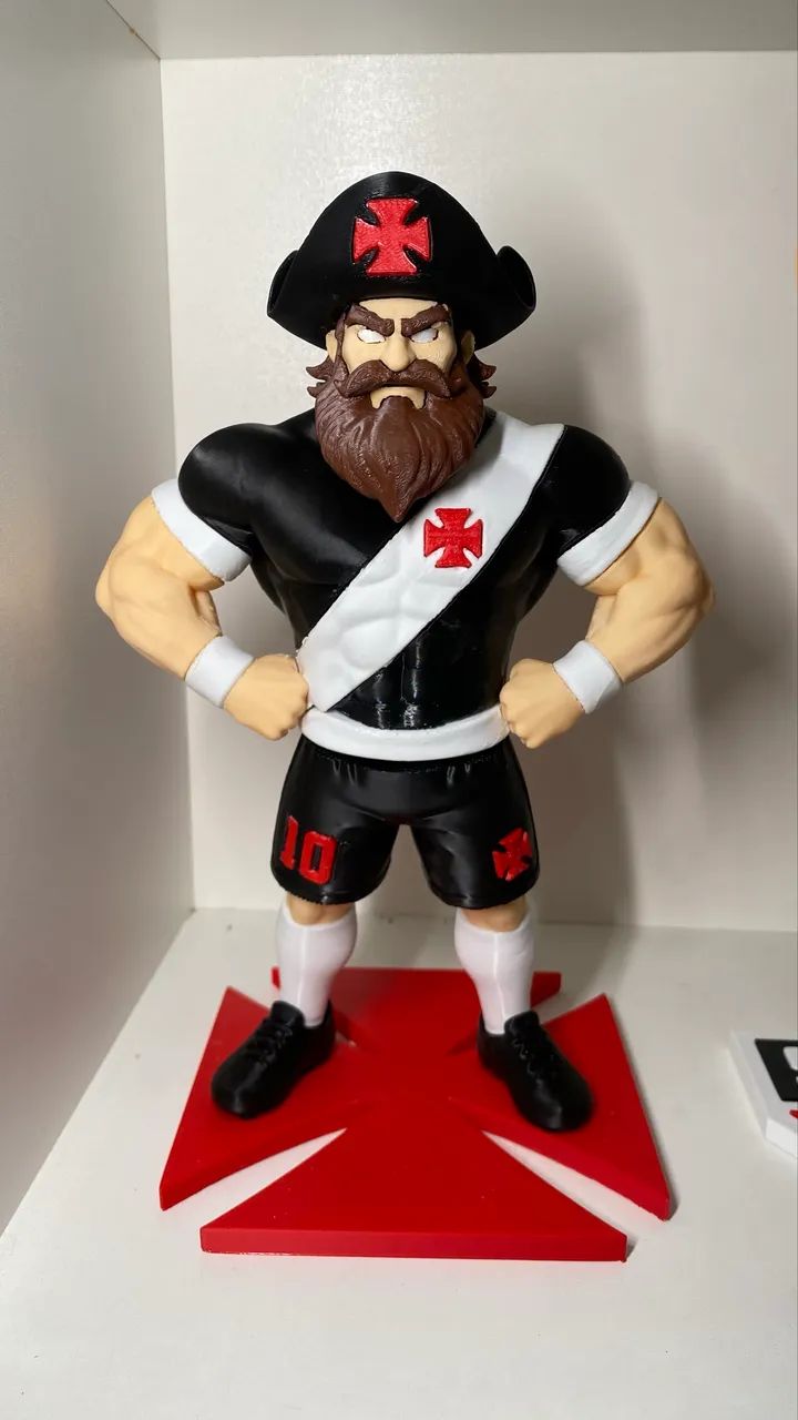 Mascote do Vasco da Gama em impressão 3D - Foto 3