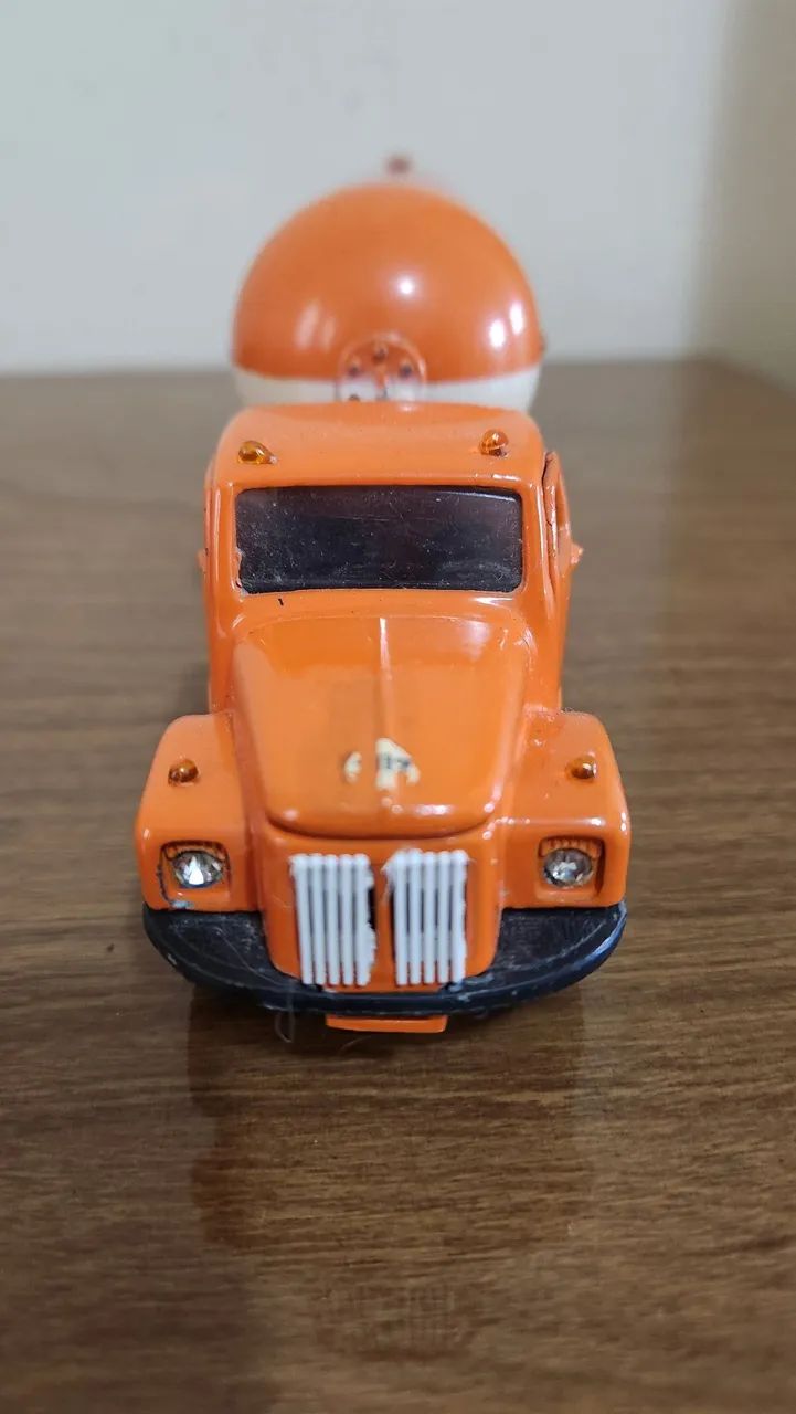 Miniatura Carrinho Caminhão Scania 111 Jacaré Supergasbras Arpra