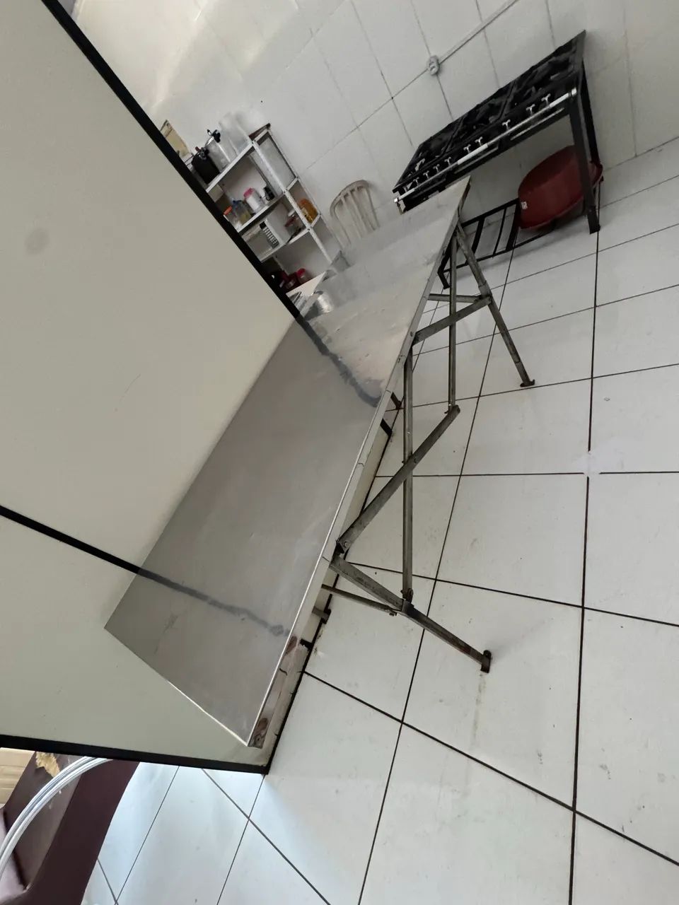 MESA INDUSTRIAL - 1,75m x 71cm