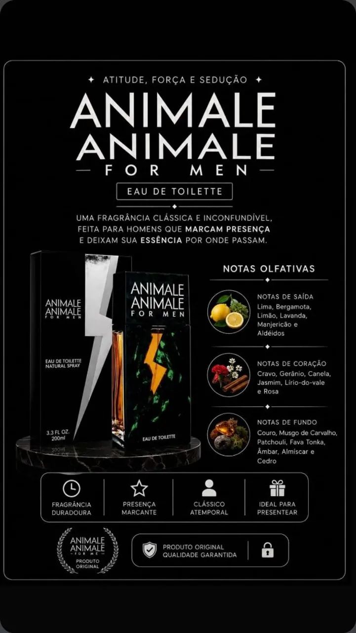 Perfume Animale Animale 200ml - Foto 2