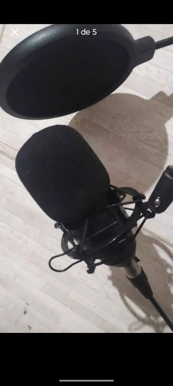 MIc Condensador c/Braço articulado + Brinde - Foto 2