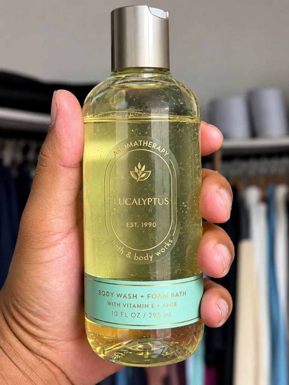 Sabonete Líquido e Espuma De Banho Eucalyptus 295ml