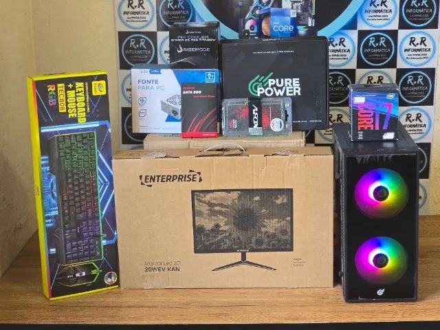 Pc Intel Core i7 e Monitor 20" Novo Zero - Foto 4