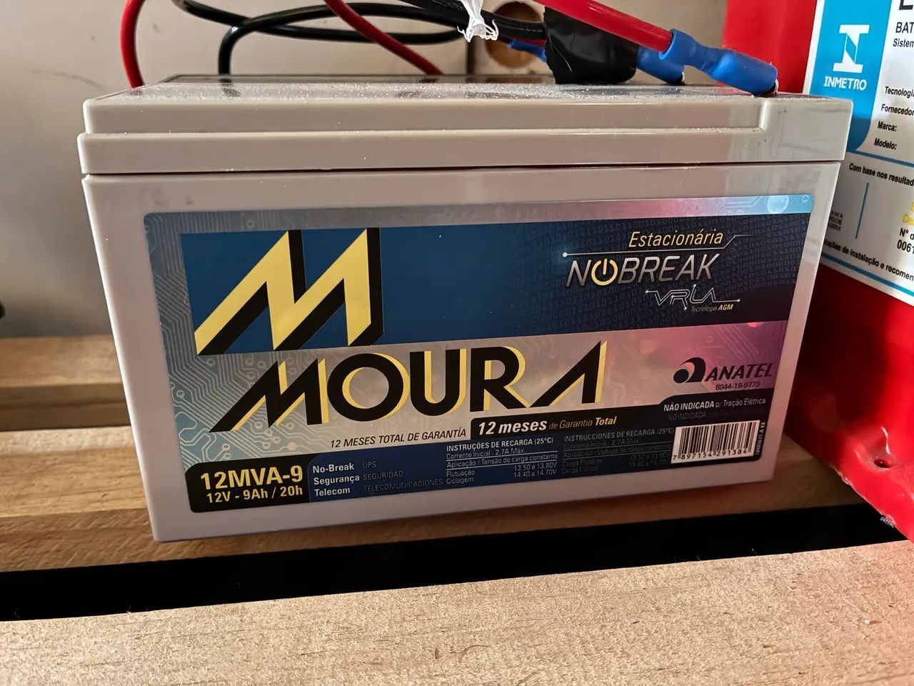Par de baterias 12v 9 ah