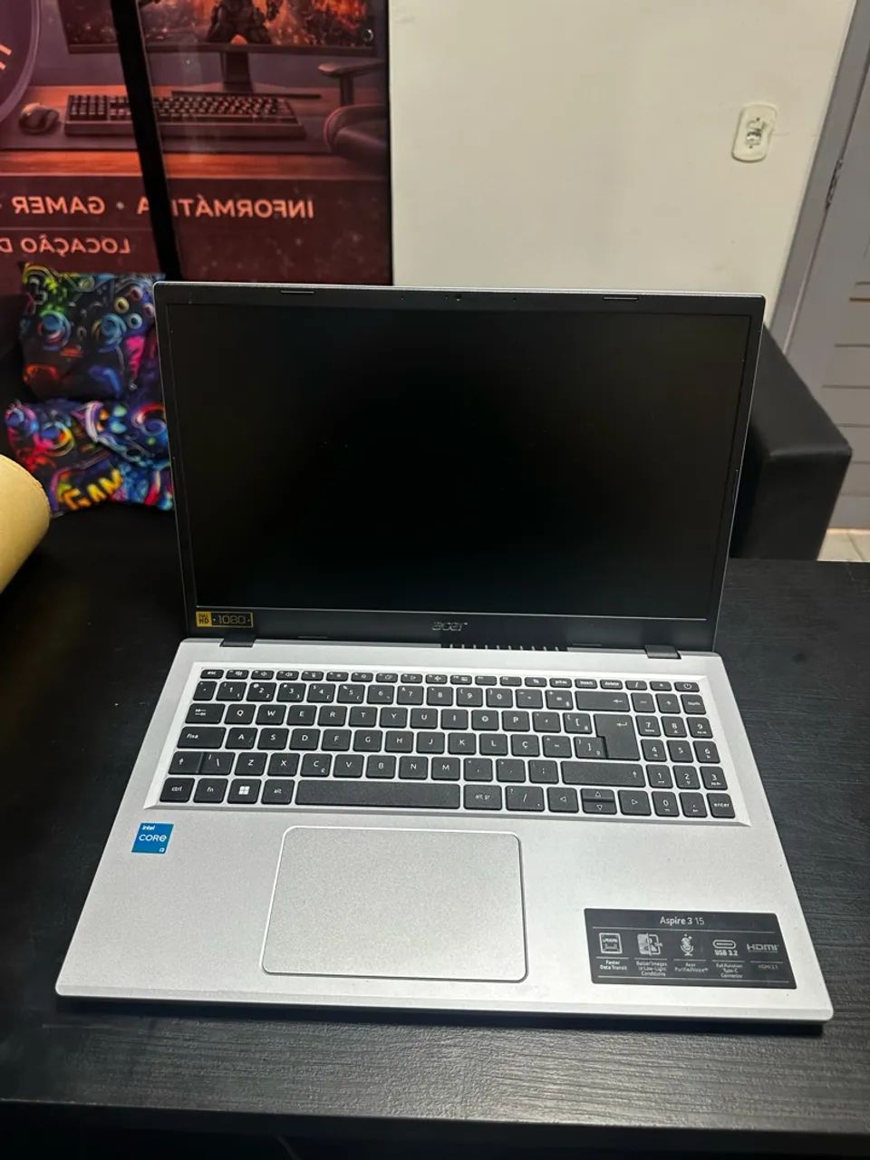Notebook Acer i3 12 geração novinho 